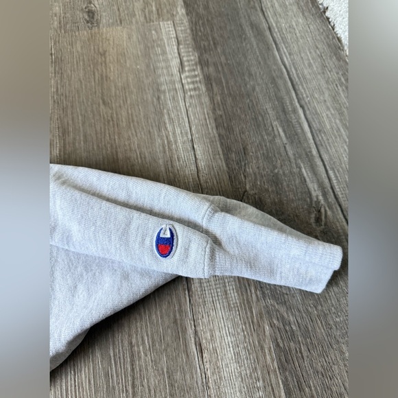 VTG Reverse Weave PENN STATE Sweatshirt Crewneck Embroidered Gray Blue Size S M - Picture 4 of 16